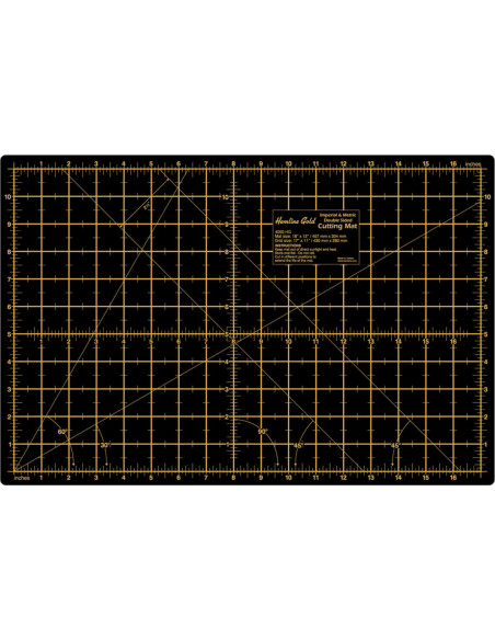 Tapete de corte auto-regenerativo preto 30 x 45 cm