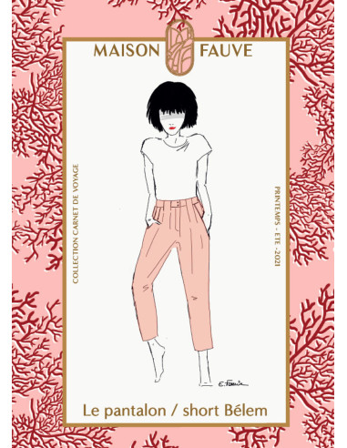 Padrão de calça Belem - Maison Fauve