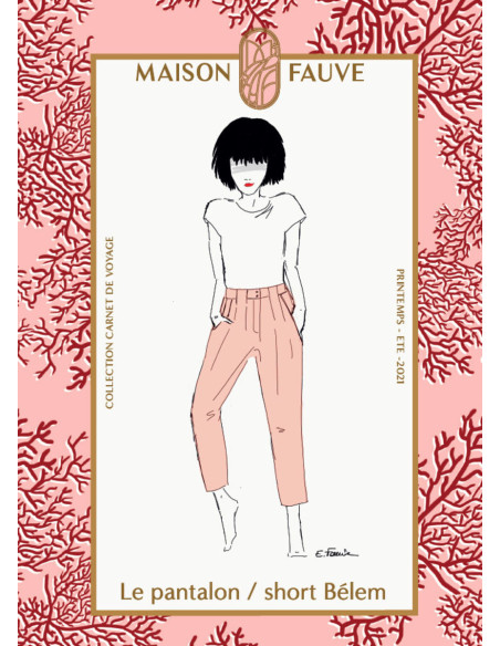 Padrão de calça Belem - Maison Fauve