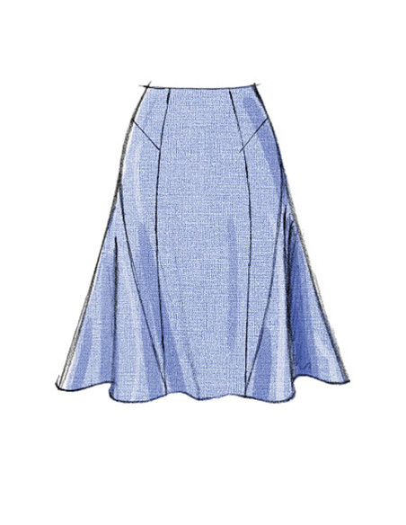 Molde de saia - Vogue 8750