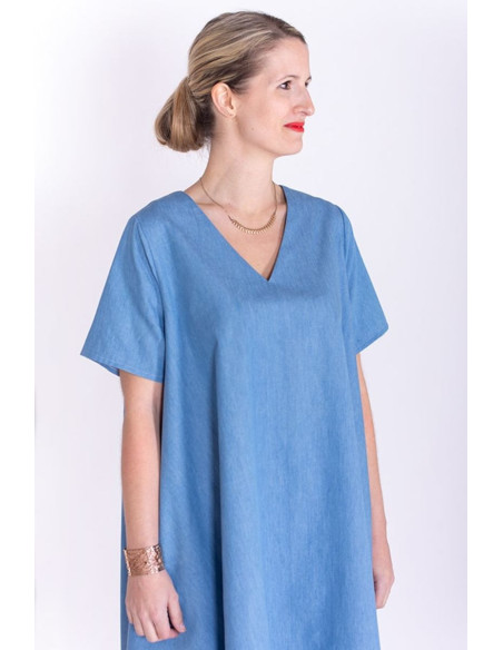 Padrão de cima, vestido Cinderella - Eu sou padrões