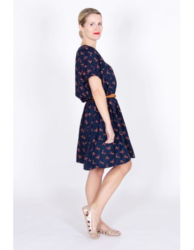 Padrão de cima, vestido Cinderella - Eu sou padrões