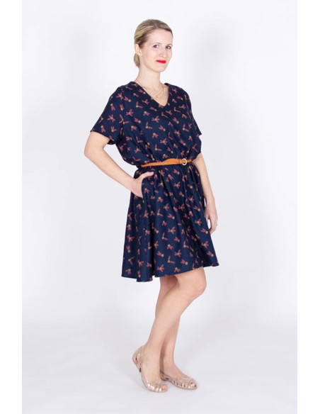 Padrão de cima, vestido Cinderella - Eu sou padrões