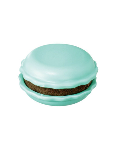 Macaron afiador de agulhas e porta-agulhas - Pistache