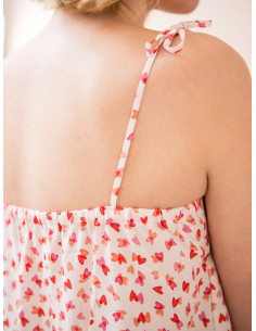 Padrão de lingerie camisola e shorty - I love you - Lise Tailor 2