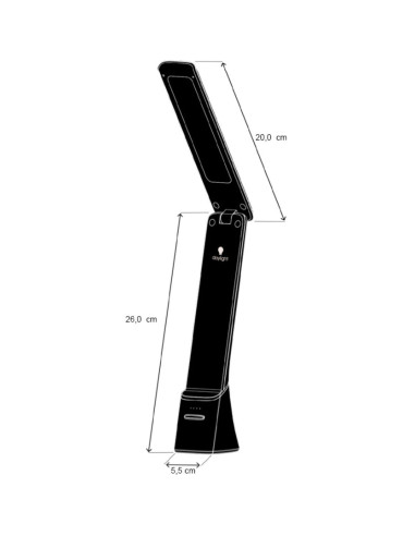Lâmpada portátil recarregável Smart Go Daylight