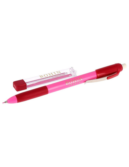 Lápis de giz porta-minas extra-fino Bohin - Rosa