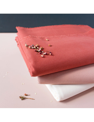 Tecido gabardine de algodão Chestnut - Atelier Brunette
