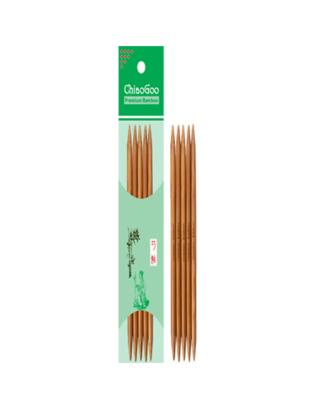 Agulhas de dupla ponta de bambu ChiaoGoo