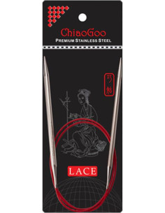 Agulhas circulares fixas Red Lace ChiaoGoo