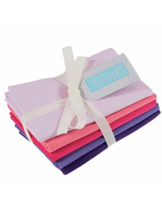 Conjunto de 5 cupões Fat Quarter - Blush