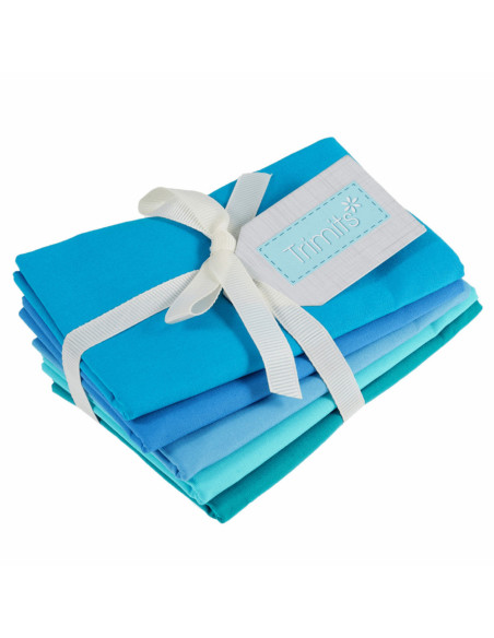 Conjunto de 5 cupões Fat Quarter - Seaside