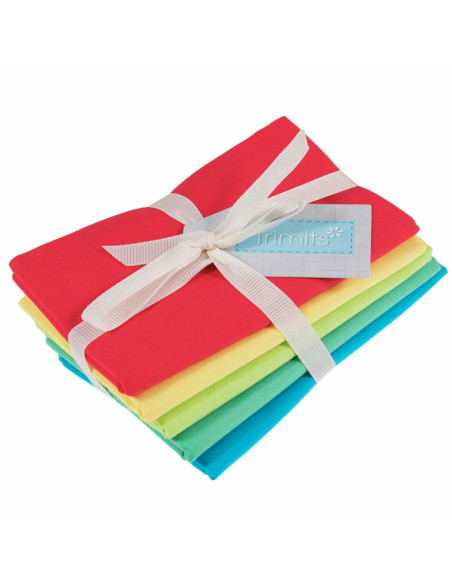 Conjunto de 5 cupões Fat Quarter - Brights