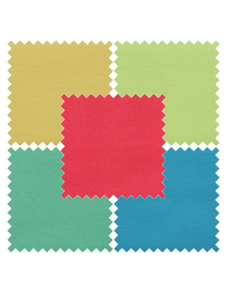 Conjunto de 5 cupões Fat Quarter - Brights
