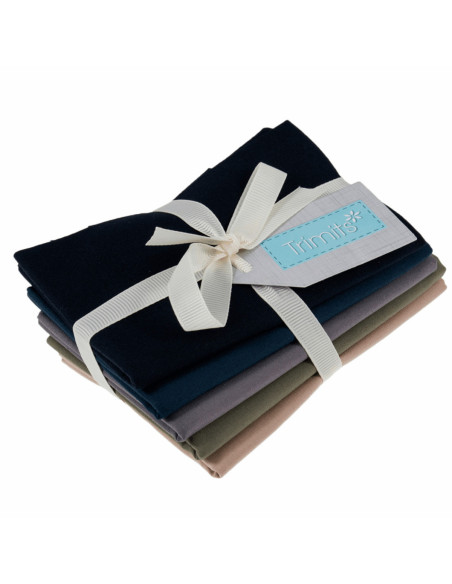 Conjunto de 5 cupões Fat Quarter - Outono