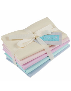 Conjunto de 5 cupões Fat Quarter - Pastel