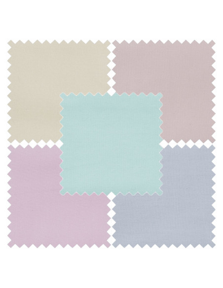 Conjunto de 5 cupões Fat Quarter - Pastel