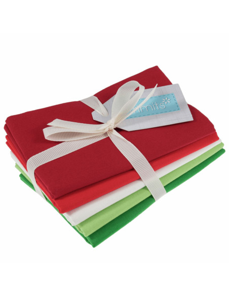 Conjunto de 5 cupões Fat Quarter - Festivo