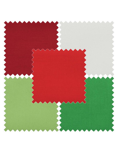 Conjunto de 5 cupões Fat Quarter - Festivo