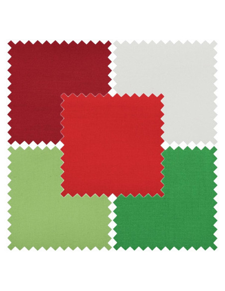Conjunto de 5 cupões Fat Quarter - Festivo