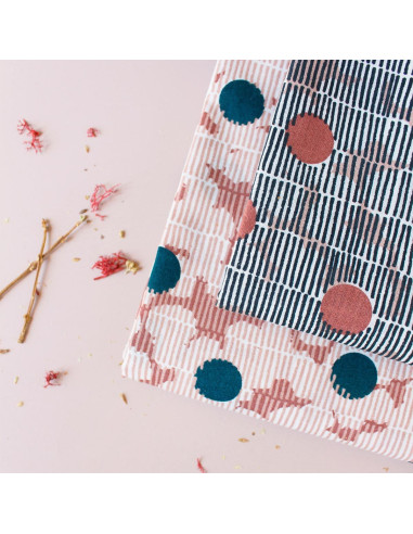 Tecido gaze de algodão Mirage Forest - Atelier Brunette