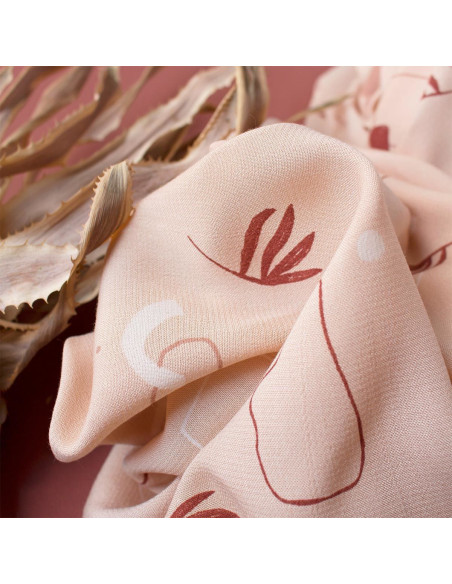 Tecido viscose Sandstorm Blush - Atelier Brunette