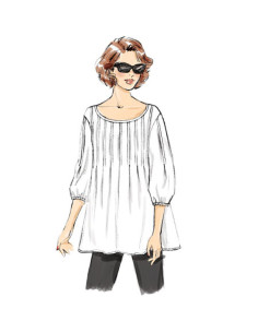 Molde de blusa - Butterick 6024