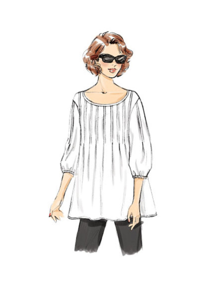 Molde de blusa - Butterick 6024