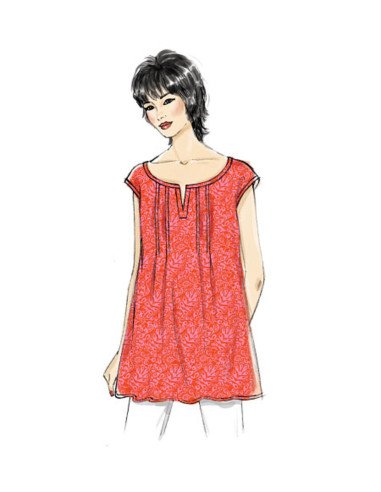 Molde de blusa - Butterick 6024