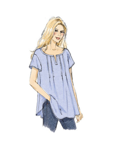 Molde de blusa - Butterick 6024
