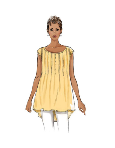 Molde de blusa - Butterick 6024