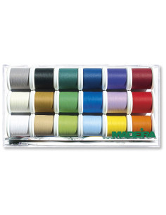 Caixa de fios de bordar Frosted Matt Madeira