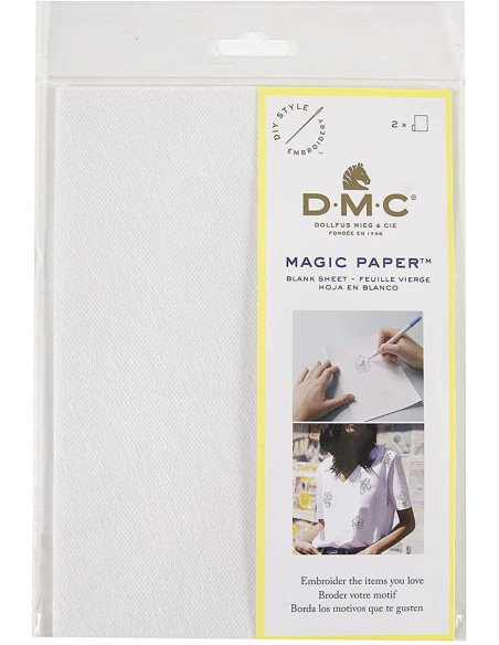 Pacote de 2 folhas em branco A5 Magic Paper DMC
