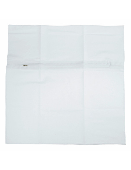 Almofada de encosto com fecho - Branco