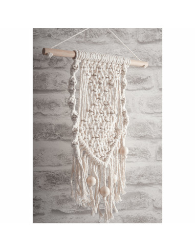 Bastão de madeira para macramé - 20 cm x 15 mm