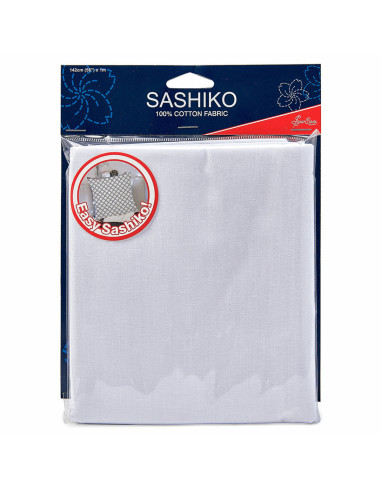 Tecido sashiko - Branco
