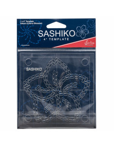 Molde para sashiko - Flor de cerejeira
