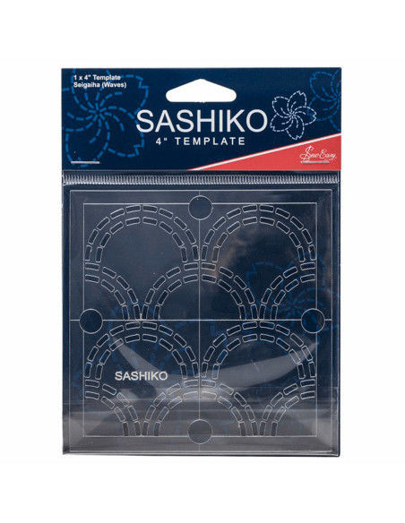 Molde para sashiko - Ondas