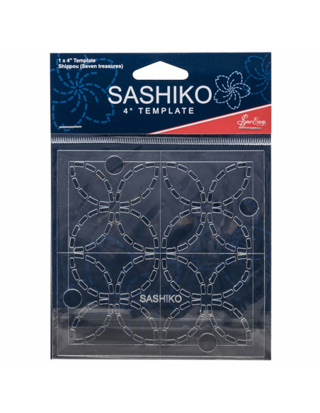 Molde para sashiko - Sete tesouros