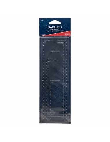 Molde para sashiko - Linhas retas