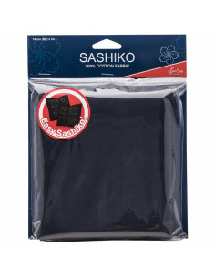 Tecido sashiko - Azul-marinho escuro