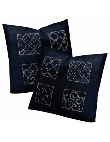 Tecido sashiko - Azul-marinho escuro