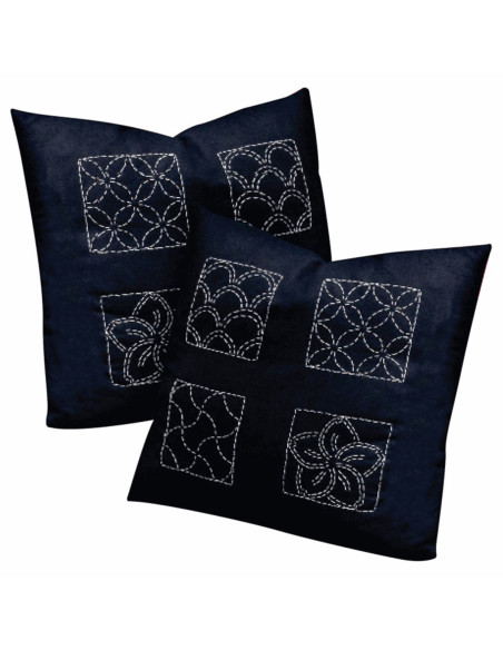 Tecido sashiko - Azul-marinho escuro