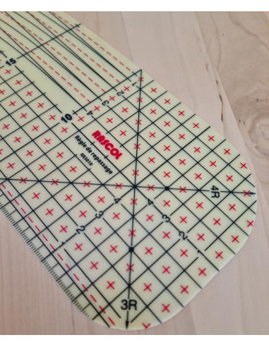 Regra de passar a quente para bainhas 30 x 10 cm