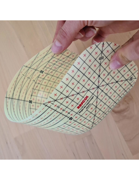 Regra de passar a quente para bainhas 30 x 10 cm