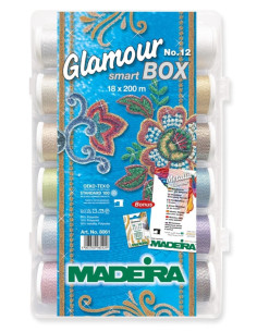 Caixa de fios para bordar SmartBox Glamour Madeira