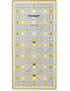 Régua patchwork Omnigrid 4 x 8 polegadas