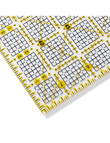 Régua patchwork Omnigrid 4 x 8 polegadas