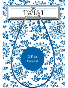 Cabo Twist X-Flex para agulhas intercambiáveis ChiaoGoo