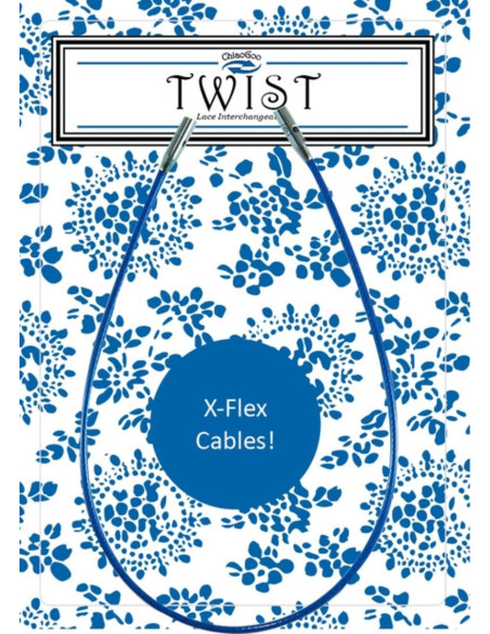 Cabo Twist X-Flex para agulhas intercambiáveis ChiaoGoo